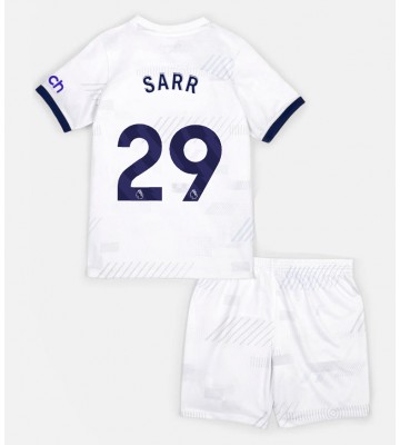 Tottenham Hotspur Pape Matar Sarr #29 Hemmakläder Barn 2023-24 Kortärmad (+ Korta byxor)